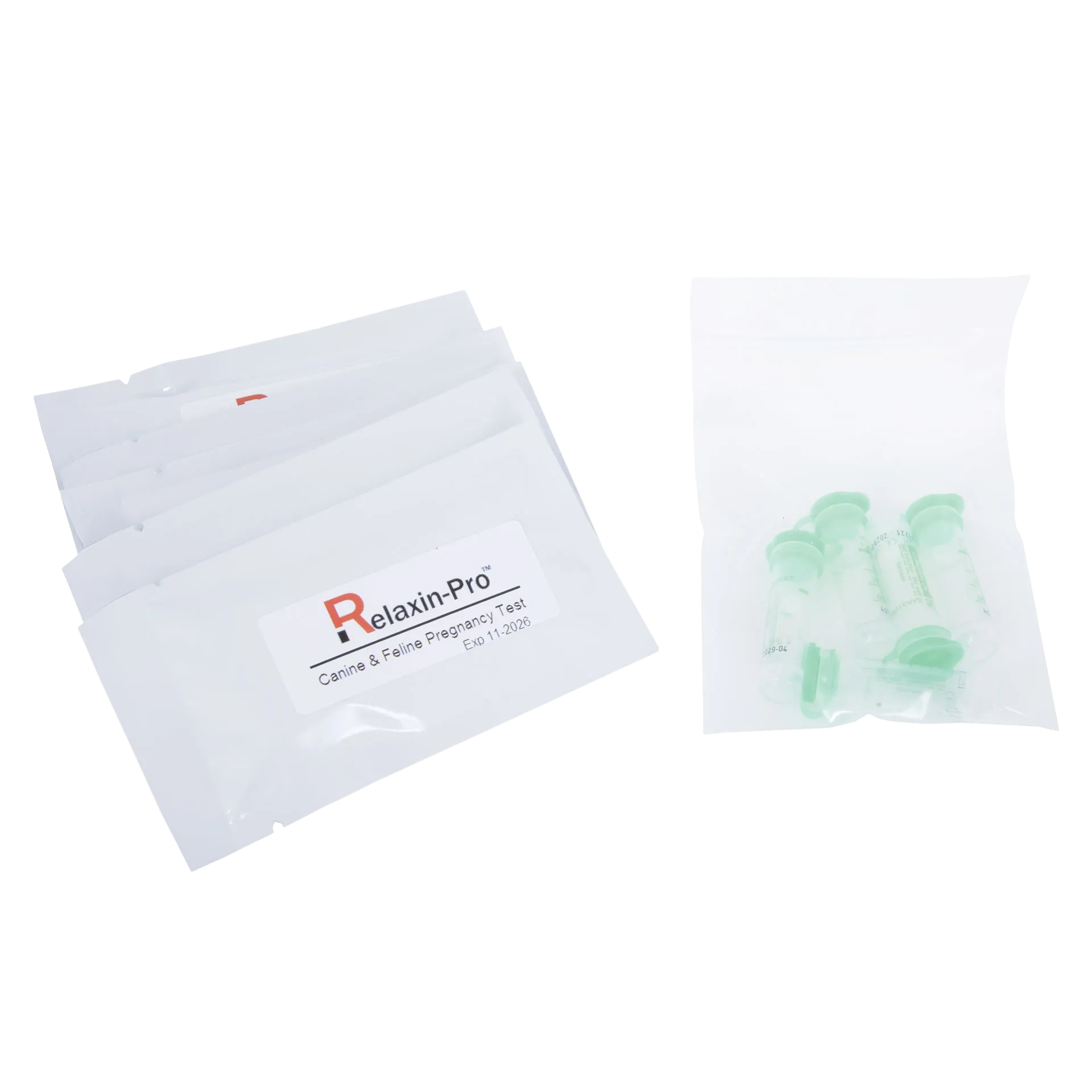 Relaxin™ Pro,"Five foil pouches with separate clear bag of green-capped vials"