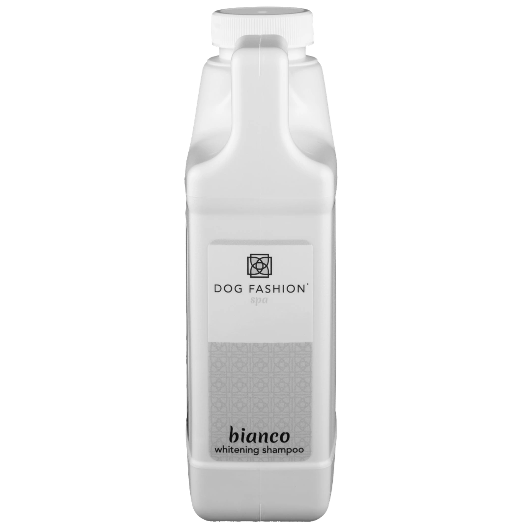 Bianco Whitening Shampoo,"White rectangular shampoo bottle with screw cap"
