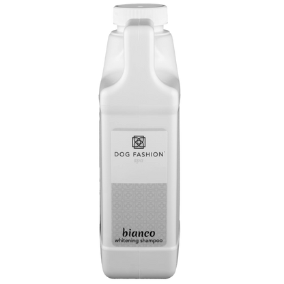 Bianco Whitening Shampoo,"White rectangular shampoo bottle with screw cap"
