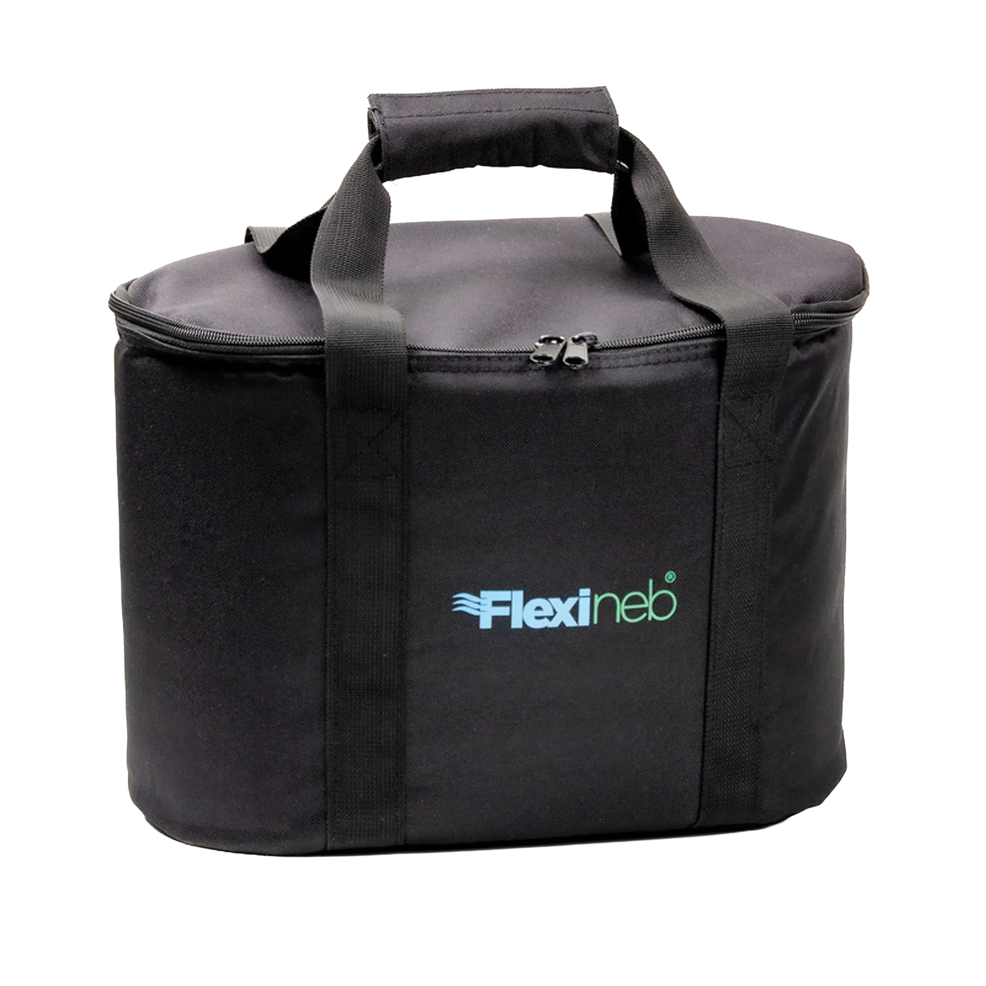 Flexineb® System Storage Case,"Black zippered storage case with dual carry handles"