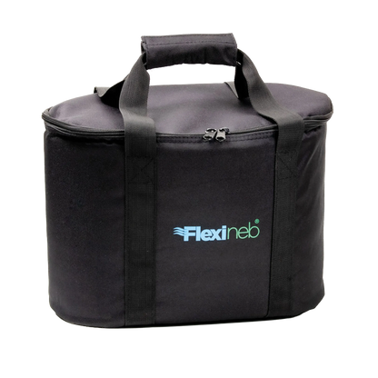 Flexineb® System Storage Case,"Black zippered storage case with dual carry handles"