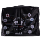 Puppywarmer Cover,"Black carrying case with printed front panel and handle"