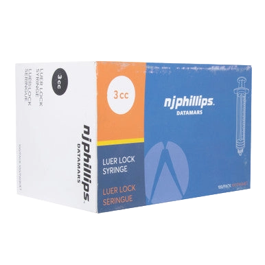 Small Syringes without Needles,"Box packaging for 3cc syringes without needles"