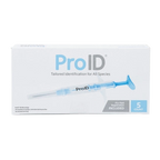 ProID® ISO Microchips,"Box with blue applicator syringe illustration"
