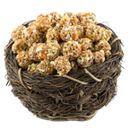 Lafeber Gourmet Tropical Fruit Nutri-Berries,"Birdseed treat balls in woven nest basket"