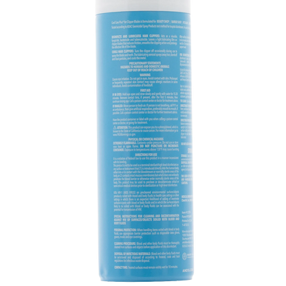 Andis® Cool Care Plus®,"Blue aerosol can with back label visible"