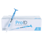 ProID® ISO Microchips,"Blue applicator syringe in front of product box"