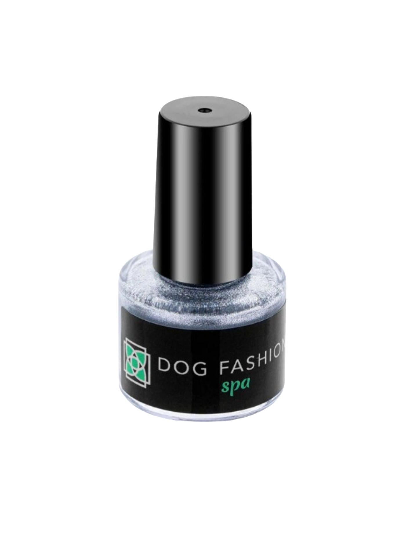 Non-toxic Nail Polish,"Glitter nail polish bottle with black cap"