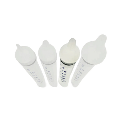 Puppywamer Latchons Syringe Nipple Feeders,"Four clear feeding syringes with white nipple tips"