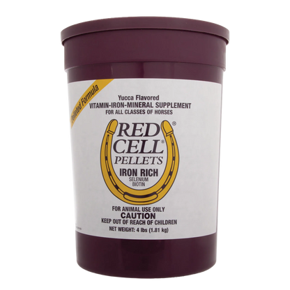 Red Cell®,"Large maroon plastic tub with white label and snap-on lid"