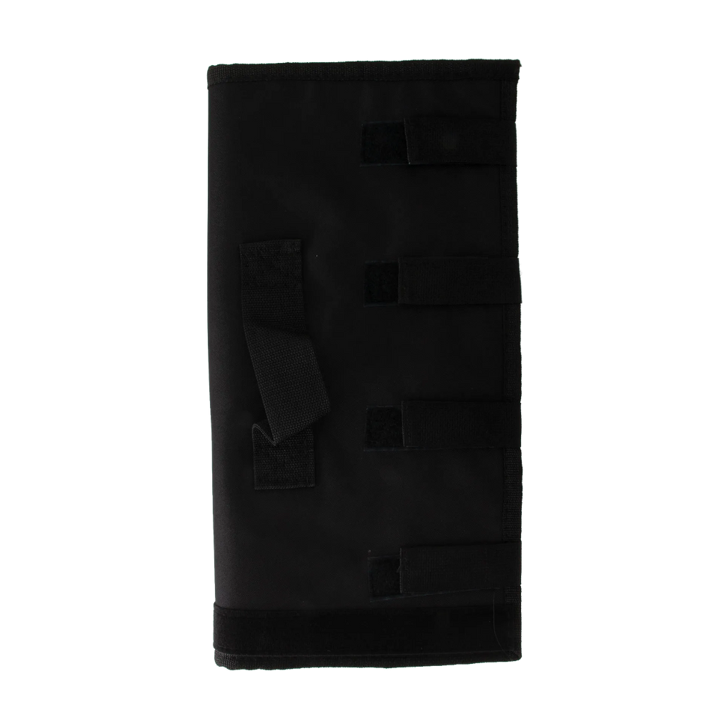 Neoprene AV Cover,"Black neoprene cover with hook-and-loop straps"