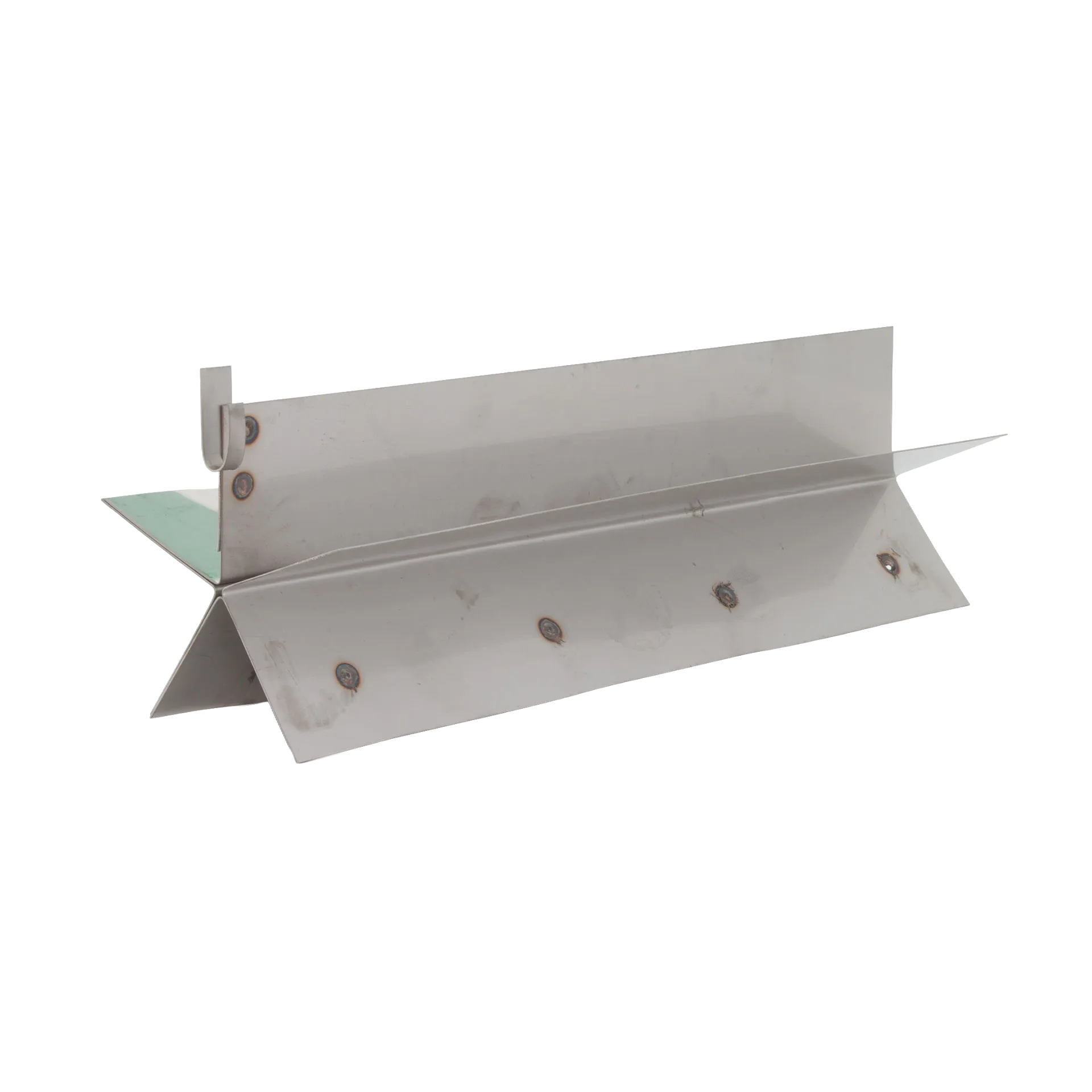 47/11 Tank Dividers,"Two angled metal divider panels"