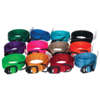 Breeder's Edge® ID Me™ Take Me Home Collars and Leashes,"Assorted rolled nylon collars with black buckles"