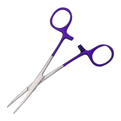 Aaronco Hemostat Straight with Purple handles