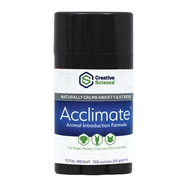 Acclimate® Animal Introduction Formula Quick Stick,"Black-capped stick container with blue and white label"