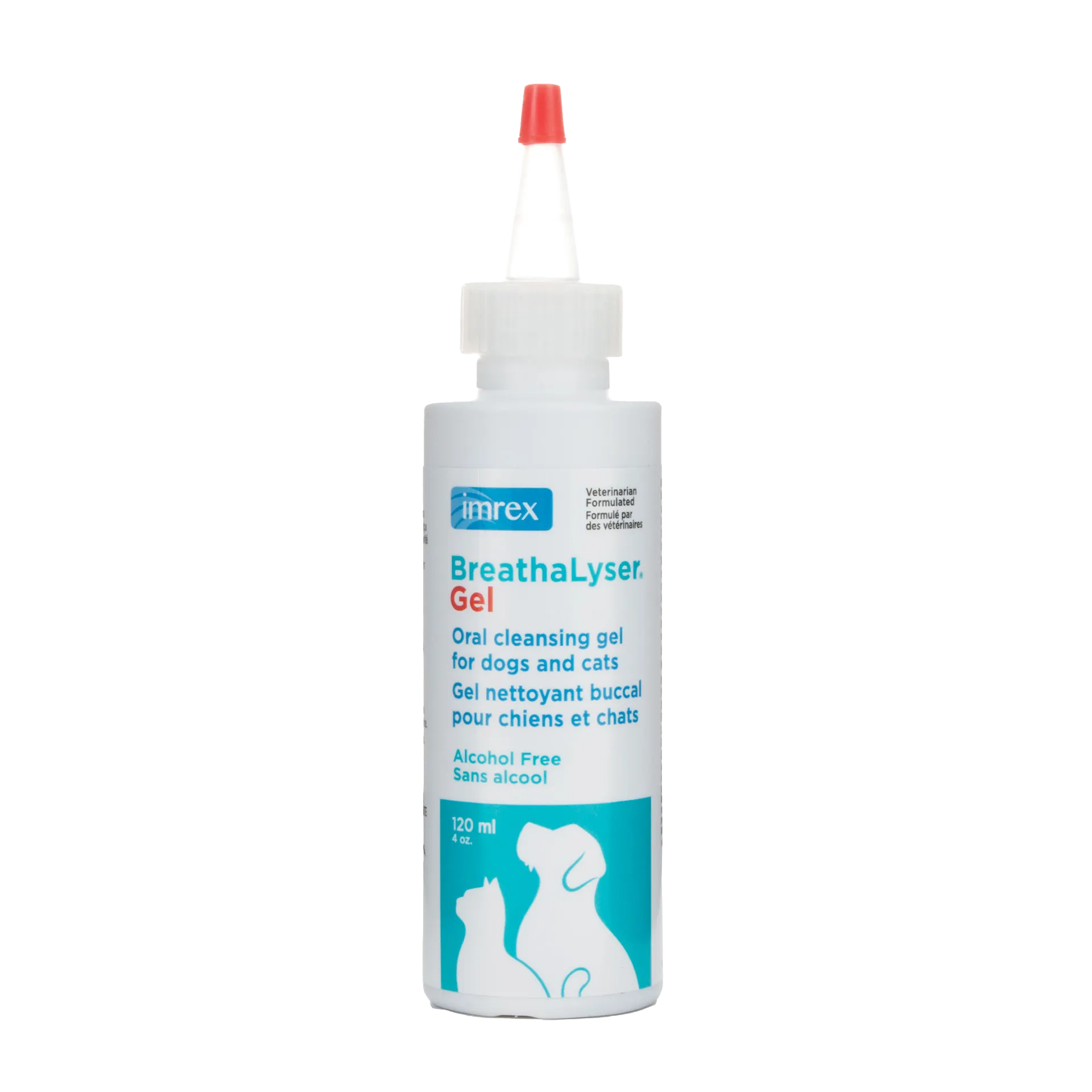 Breathalyser® Gel,"White squeeze bottle with red nozzle cap"