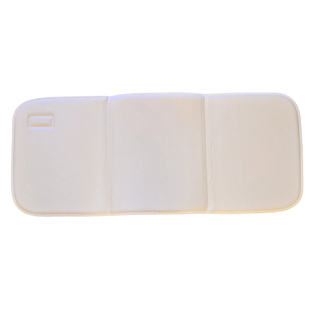 Cashel No Bow Bandage Wrap,"Cream quilted wrap pad with three stitched panels"