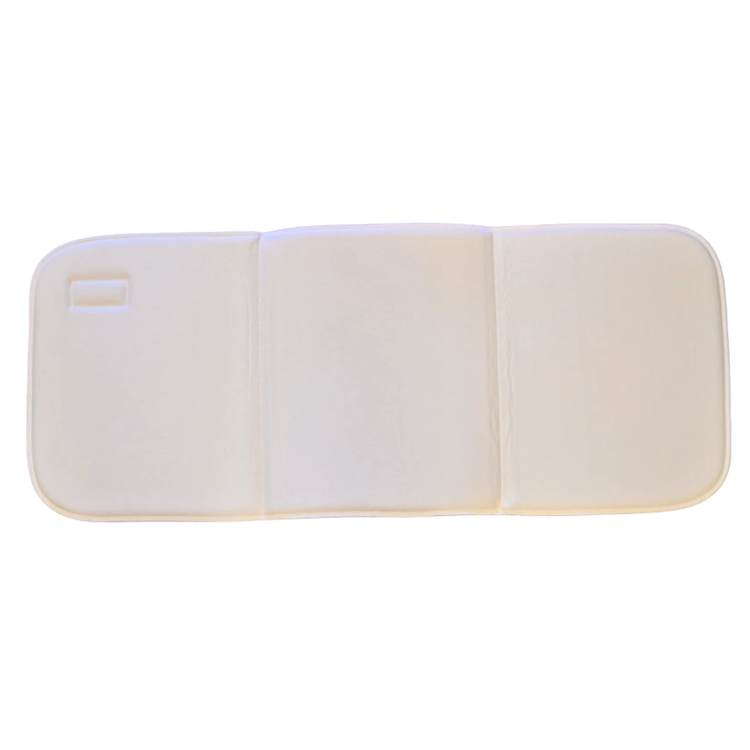 Cashel No Bow Bandage Wrap,"Cream quilted wrap pad with three stitched panels"