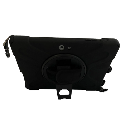 ScanX Portable Ultrasound,"Black device in protective case with rear mounting ring and strap"
