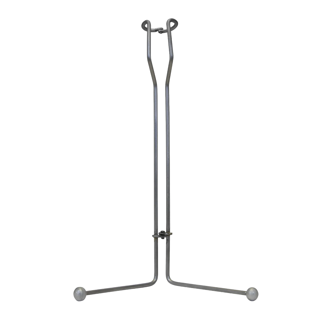 OB Forceps,"Metal stand with round feet for obstetrical forceps"