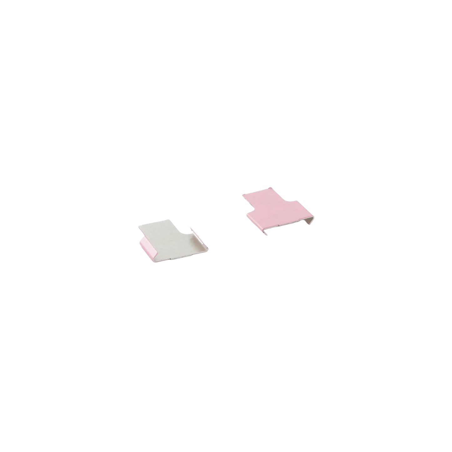 Cane Tabs,"Two cane tabs with pink and white ends"