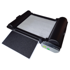 BrilliantPad Ramp,"Black ramp platform with white pad and removable tray"