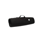 Neoprene AV Cover,"Black neoprene cover with handle and circular opening"
