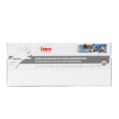 Super Soft Clear OB Sleeves,"Long rectangular glove box with glove outline on front"