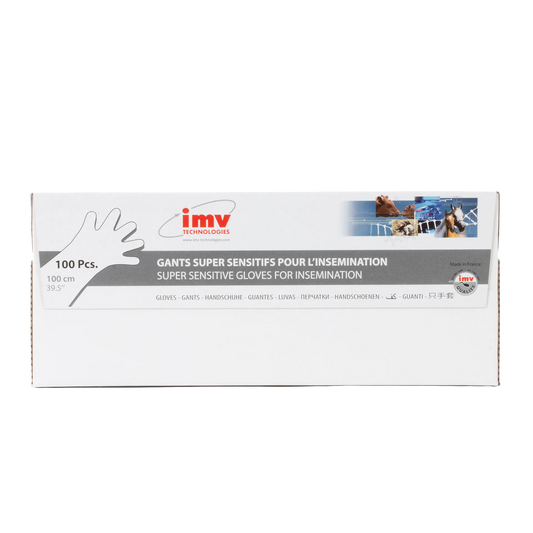Super Soft Clear OB Sleeves,"Long rectangular glove box with glove outline on front"