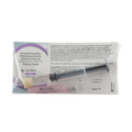 "VETERA® 5XP, Single Dose","Packaged vaccine insert with syringe and pink needle cover"
