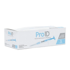 ProID® ISO Microchips,"Microchip box with syringe illustration, 5 count packaging"