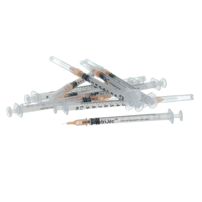 1cc VetriJec™ Syringes with 25 gauge Needles