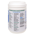 Rescue®  Disinfectant Cleaner,"White canister with flip-top lid and printed label"