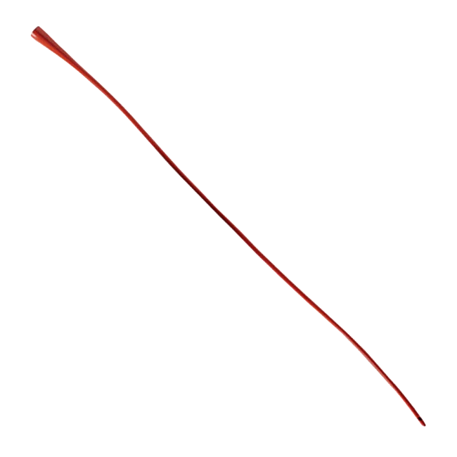 Sterile Feeding Tubes,"Single red feeding tube"