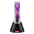 Special Edition Opal Cordless Clipper and Free Blade,"Purple cordless clipper in black charging base"
