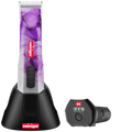 Special Edition Opal Cordless Clipper and Free Blade,"Purple marbled cordless clipper in charging dock with battery pack"