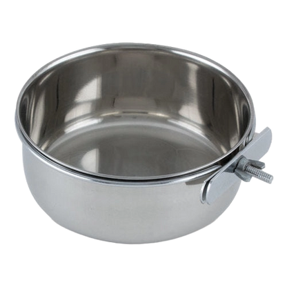 Coop Cups with Bolt Clamp,"Stainless steel cup with side bolt clamp"