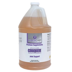 Conquer®,"Large plastic jug of liquid supplement with white cap"