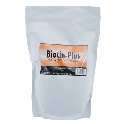 Biotin Plus Hoof & Coat Performance for Horses,"White stand-up pouch with front label"