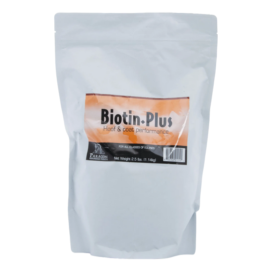 Biotin Plus Hoof & Coat Performance for Horses,"White stand-up pouch with front label"