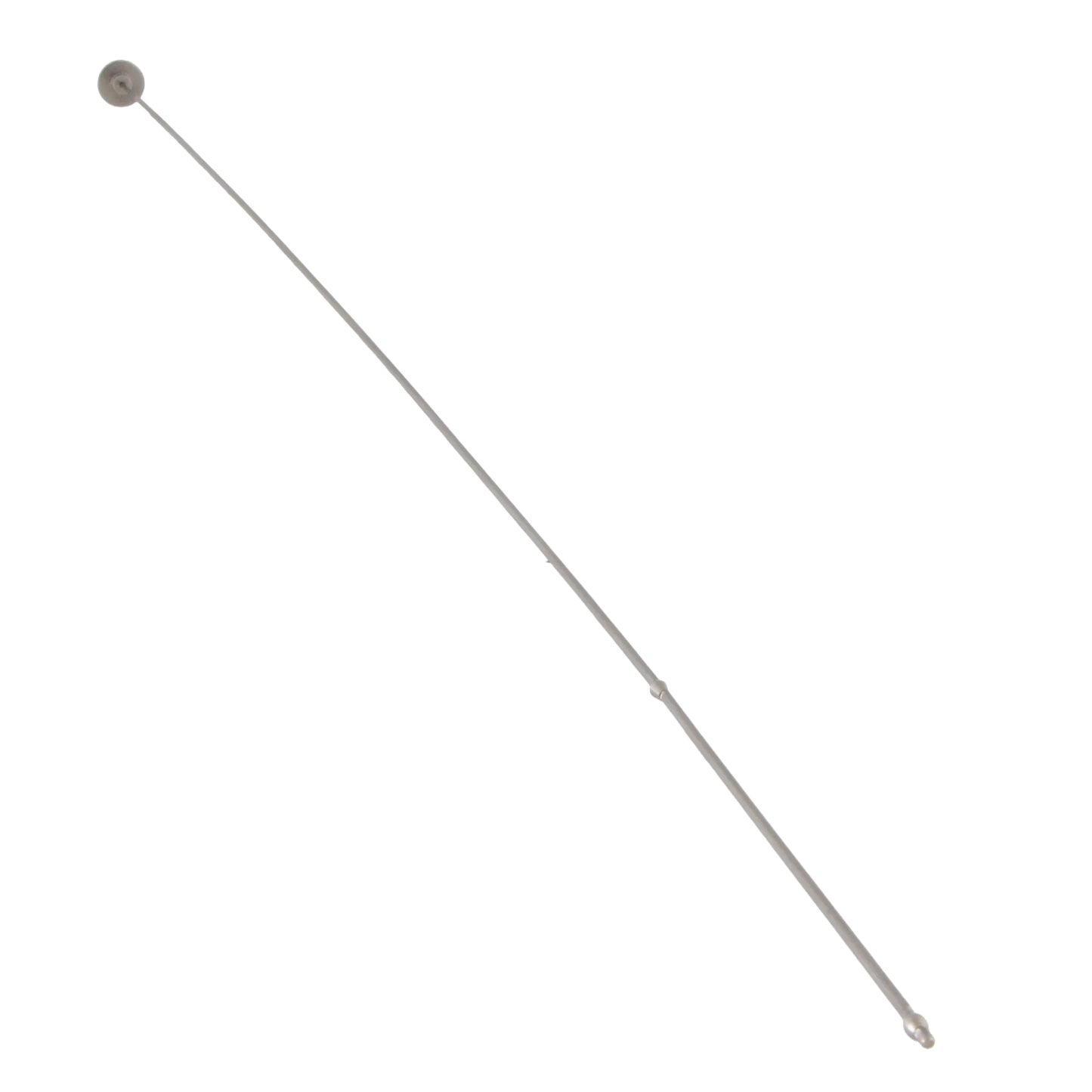 Stylet, Flexible,"Long flexible metal stylet with rounded tip"