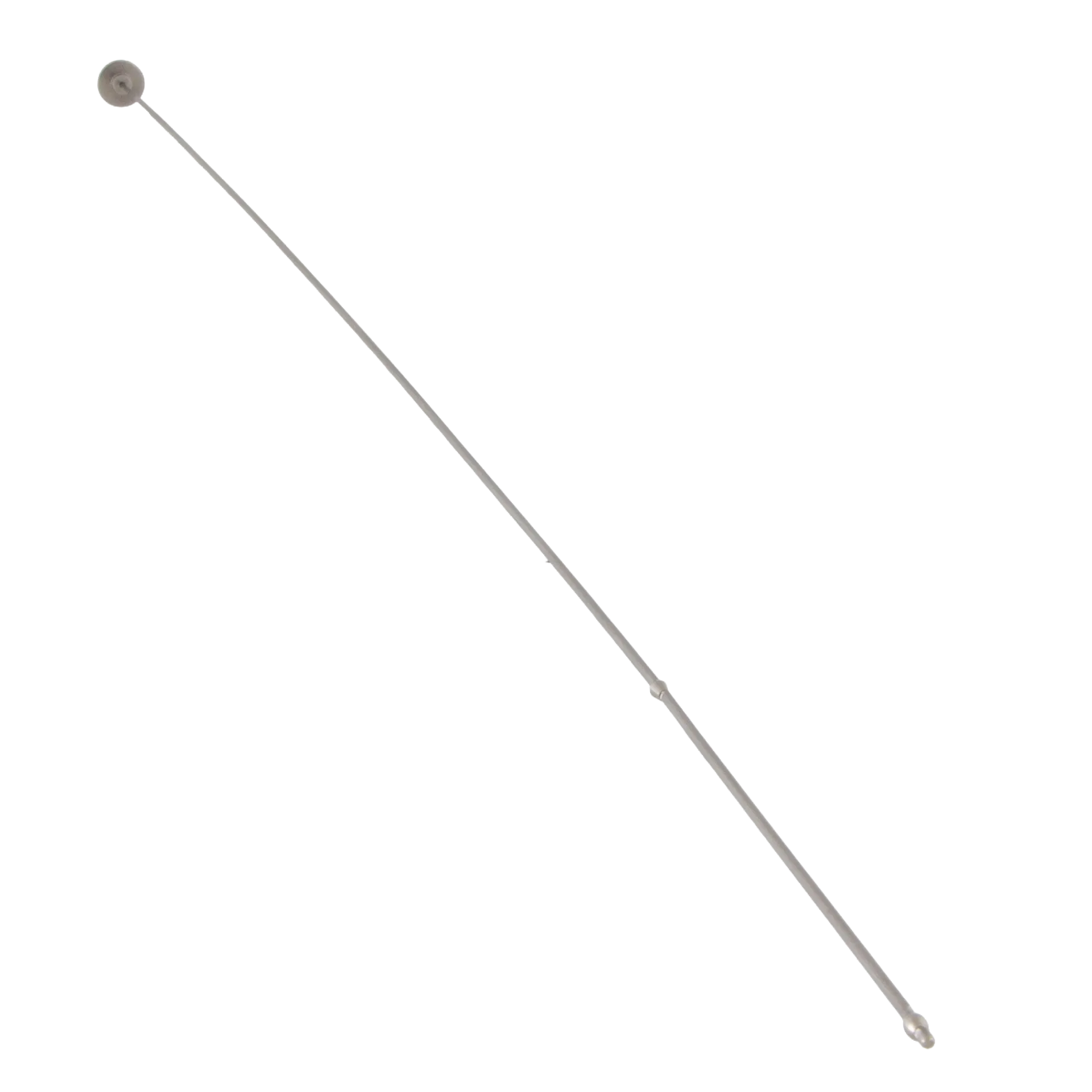 Stylet, Flexible,"Long flexible metal stylet with rounded tip"