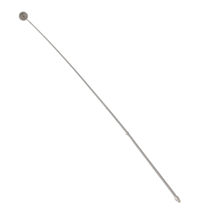 Stylet, Flexible,"Long flexible metal stylet with rounded tip"