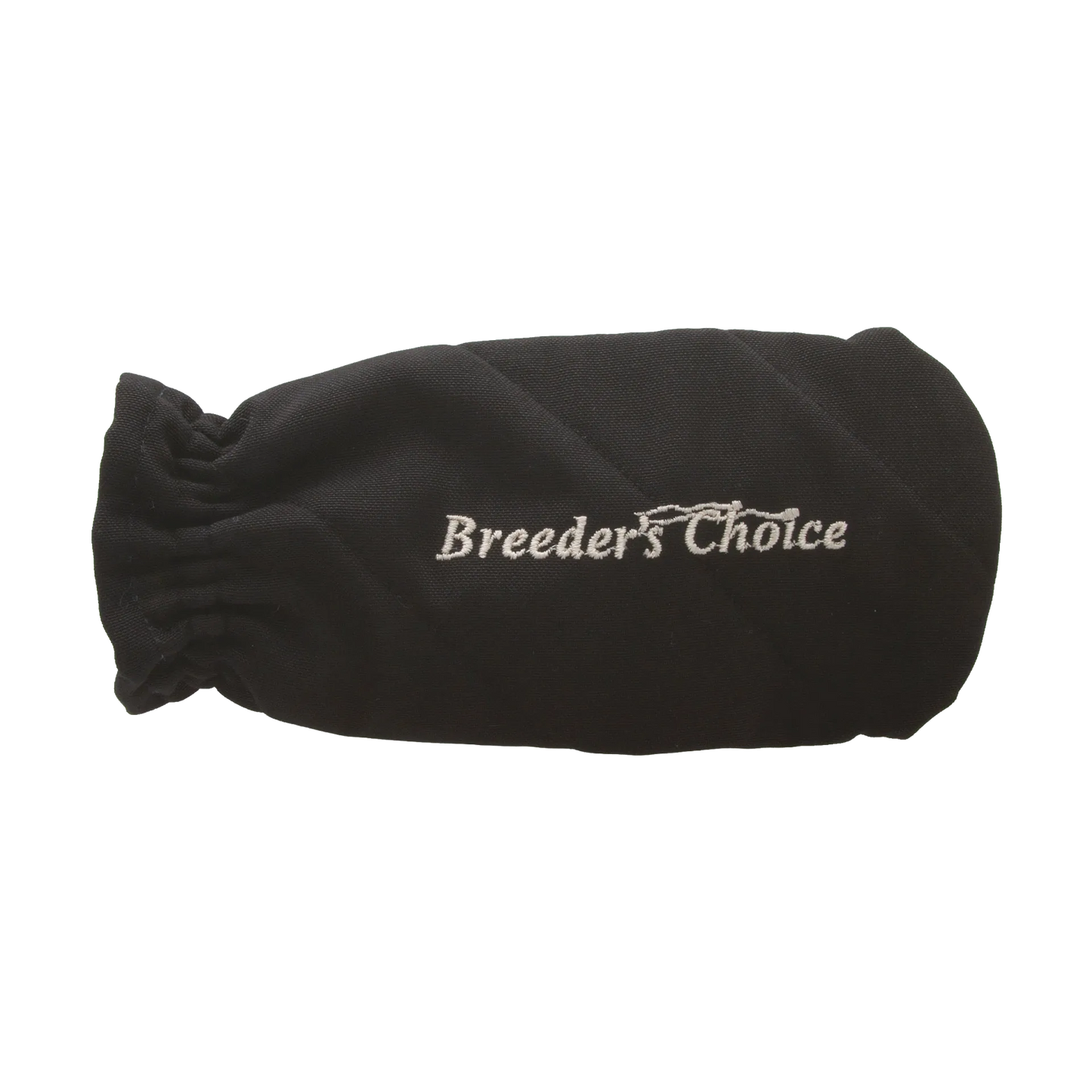 Breeder's Choice Collection Bottle Cover,"Black quilted bottle cover with gathered opening"