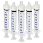 Puppywamer Latchons Syringe Nipple Feeders,"Five clear feeding syringes with white nipple tops"