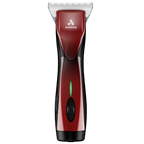 Pulse ZR II Red Clipper #30W by Andis,"Red cordless clipper with silver blade"