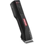 Black Saphir Basic with One Battery by Heiniger and FREE Blade,"Black cordless clipper with silver blade"