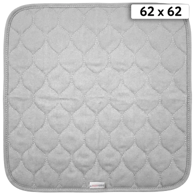 Puppywarmer Whelping Box Pad,"Gray quilted square pad"