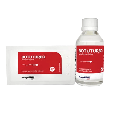 BotuSemen Turbo,"Bottle and flat packet with red labels"