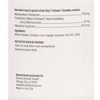 Doc Roy's® FeCease™,"Back label view of product packaging"